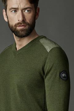 Ropa Canada Goose Hombre México - Black Label Suéteres Verdes PK6085732